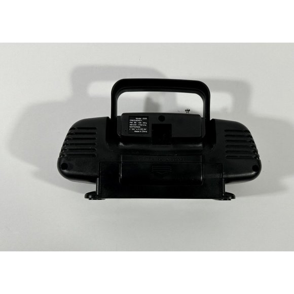 Lifelong Baby Boom Box Black AM/FM Mini Radio Model 2225 Music Tested Works - Picture 7 of 8